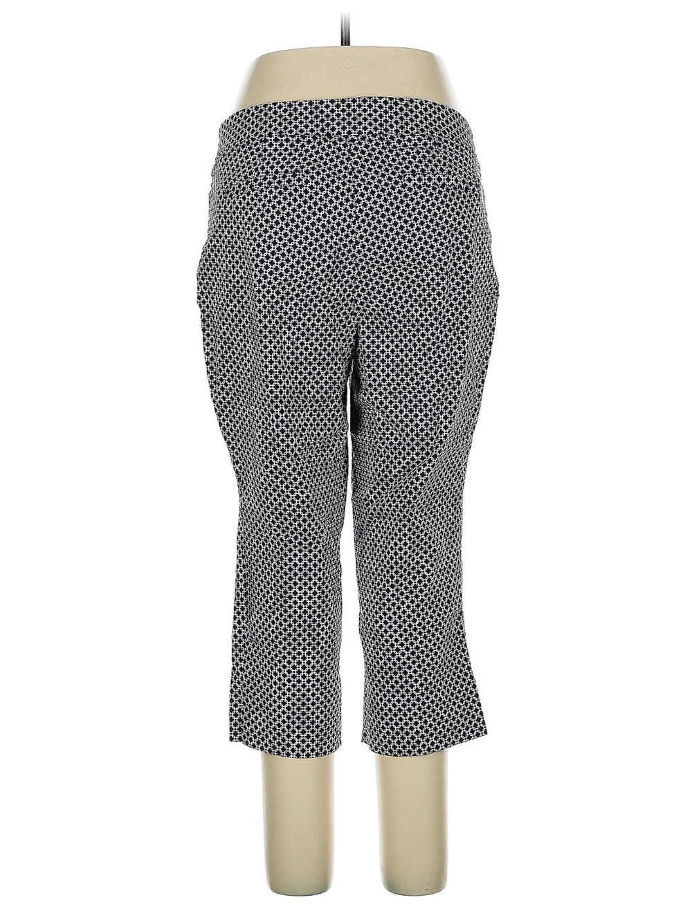 Jasmine & Juliana Navy and White Patterned Pants